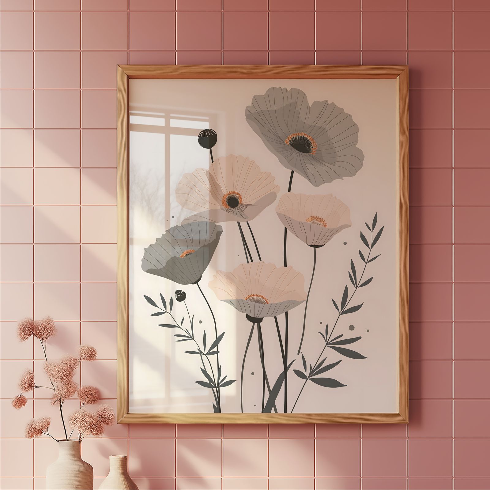 Poppy shown in a room — tile mockup