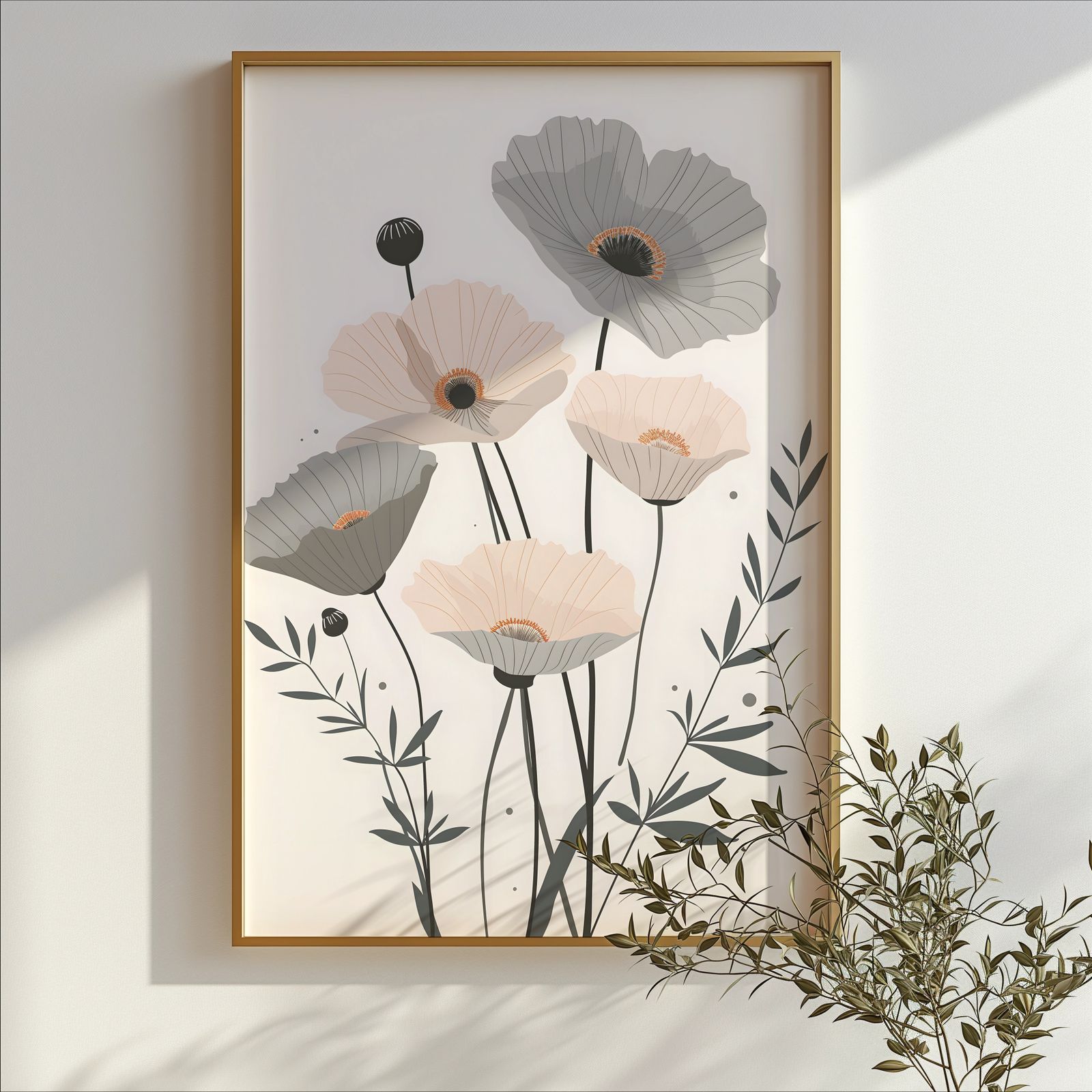 Poppy shown in a room — branch mockup