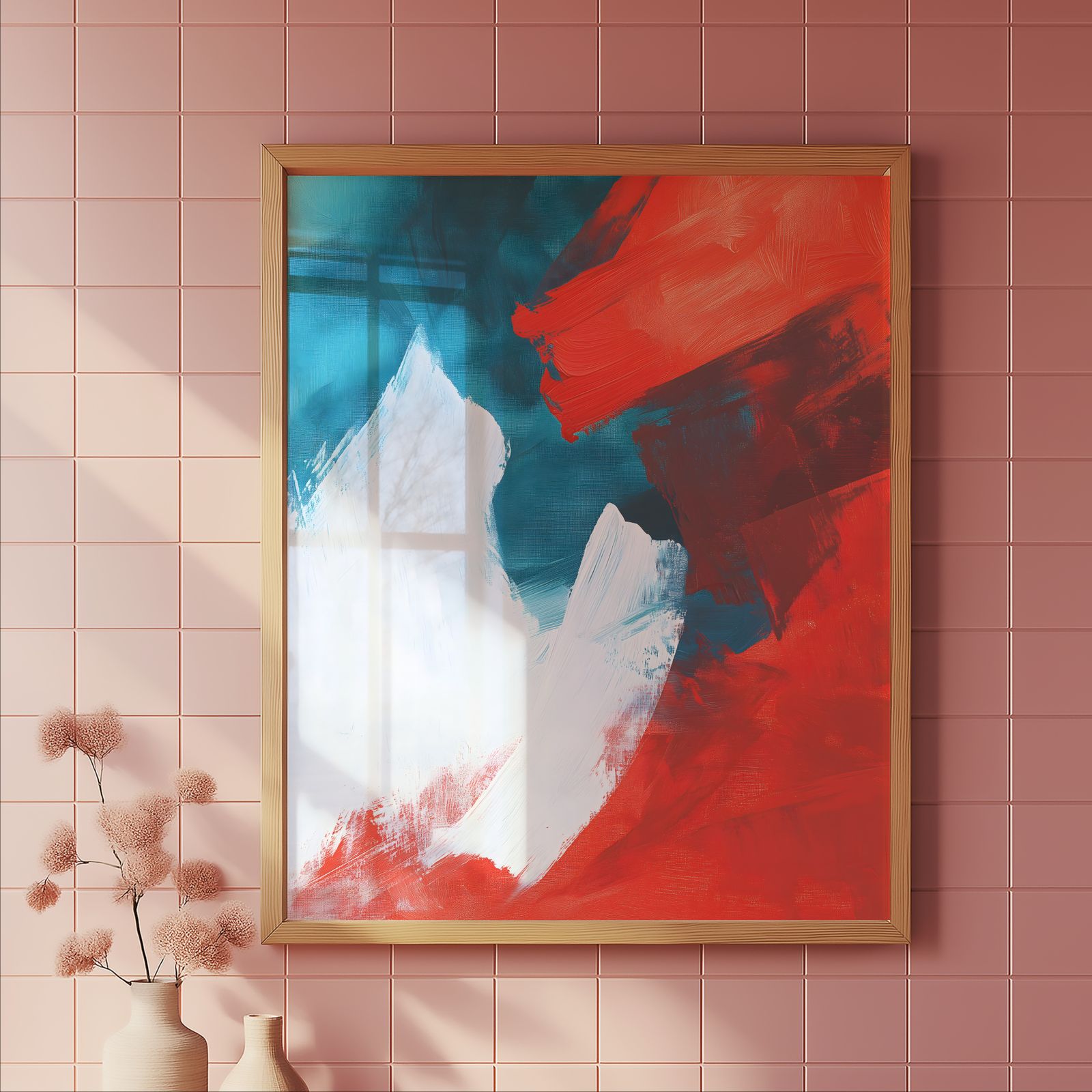 Popsicle shown in a room — tile mockup