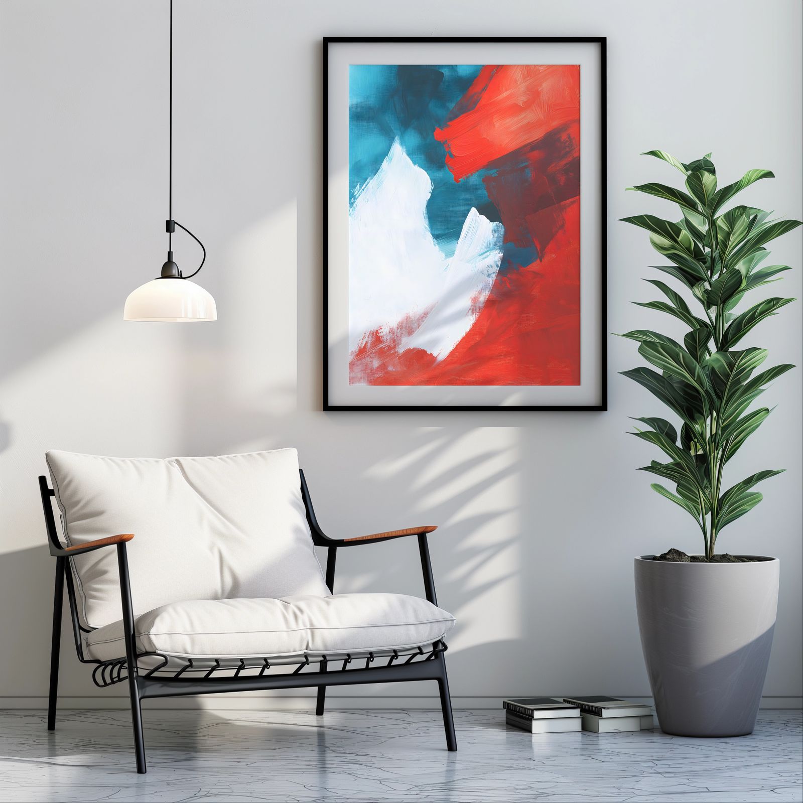Popsicle shown in a room — room mockup