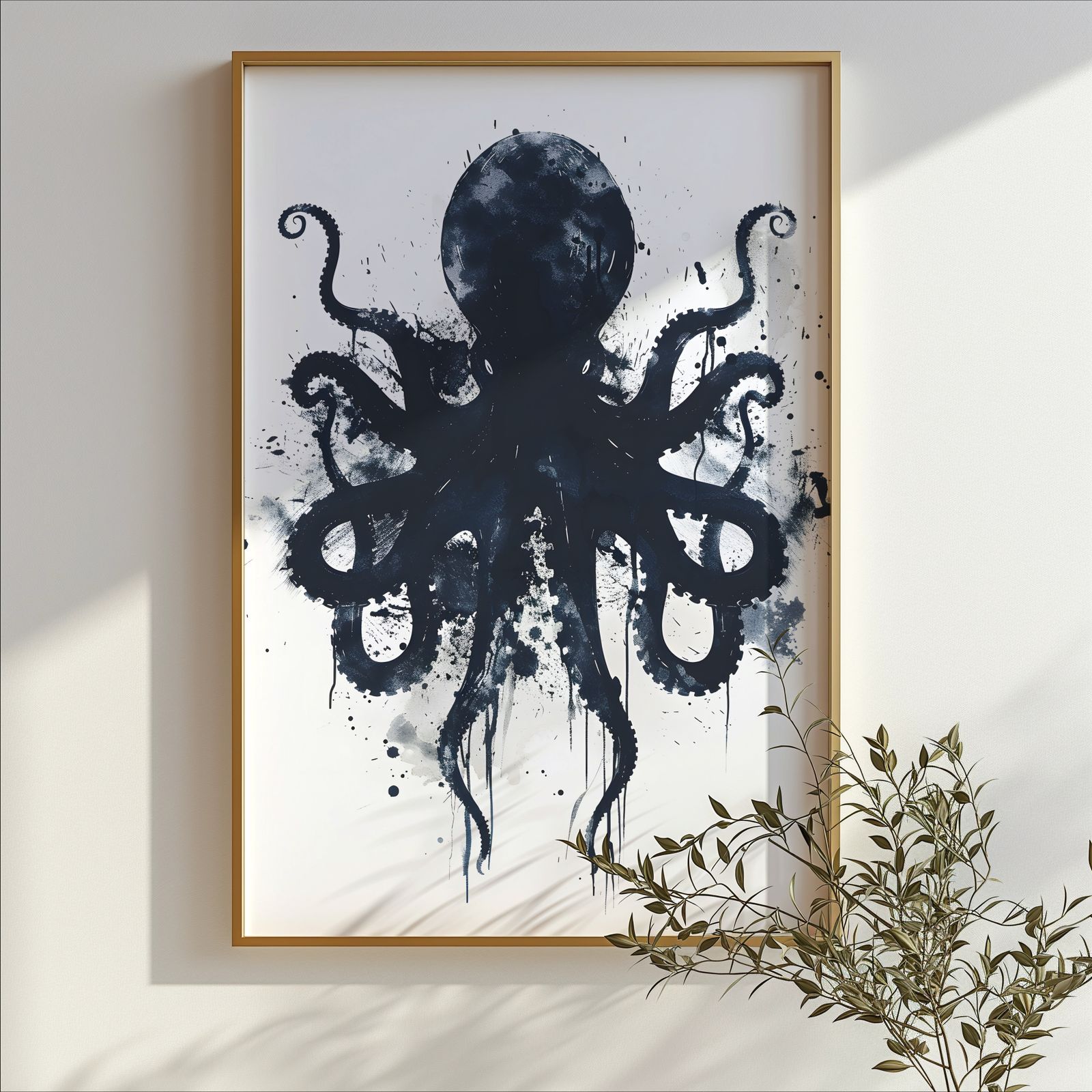 Deep Ocean Ink shown in a room — branch mockup