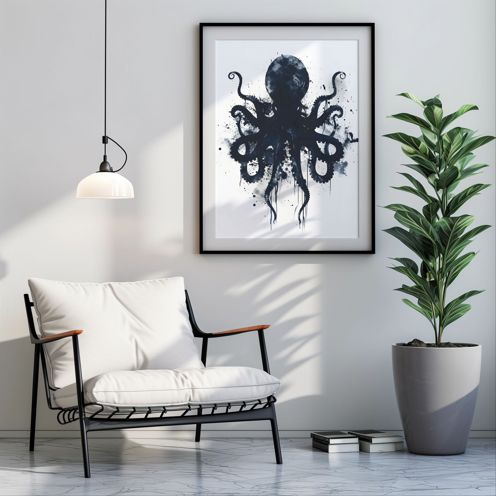Deep Ocean Ink shown in a room — room mockup