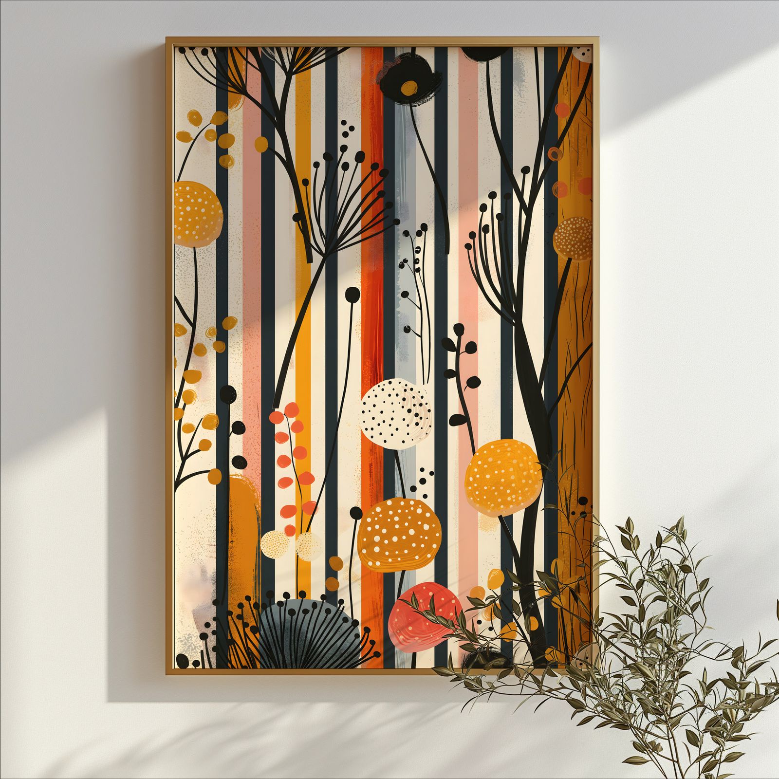 Wallflowers shown in a room — branch mockup