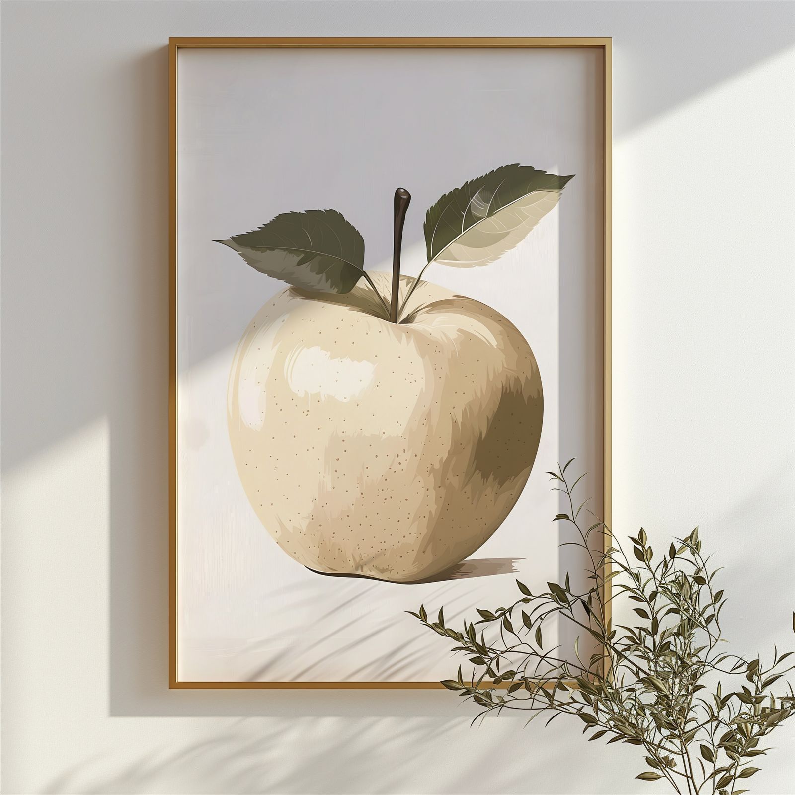 Orchard Apple shown in a room — branch mockup