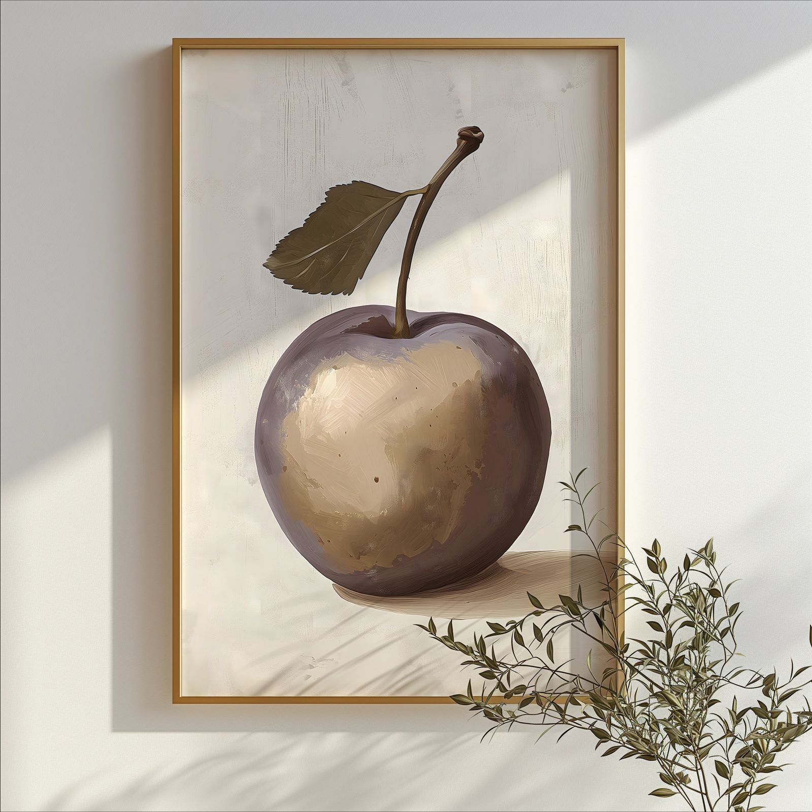 Orchard Plum shown in a room — branch mockup
