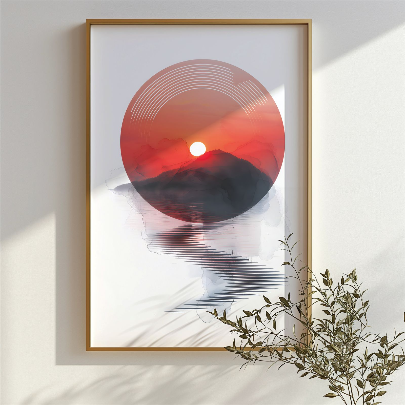 Sounds of Sunset shown in a room — branch mockup