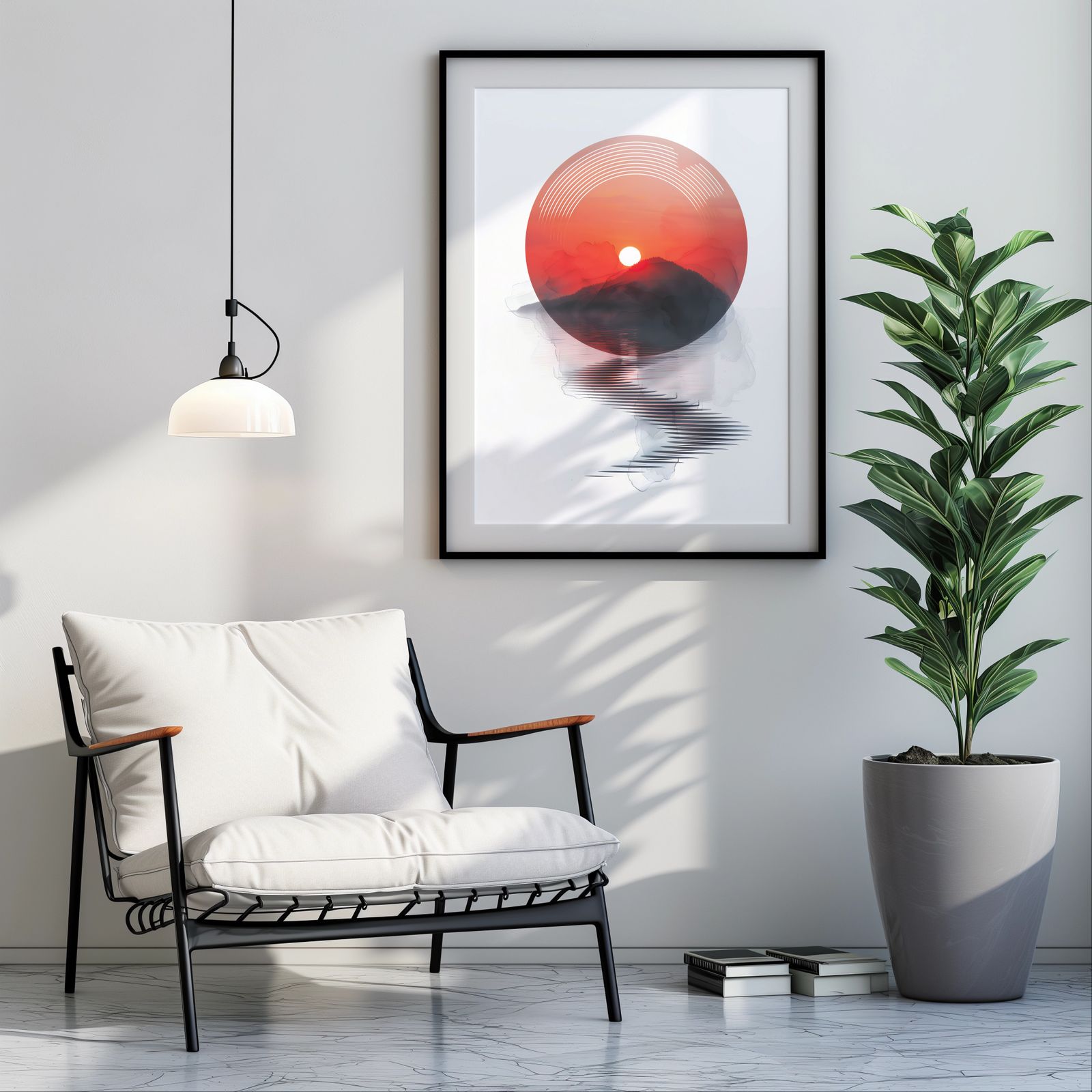 Sounds of Sunset shown in a room — room mockup