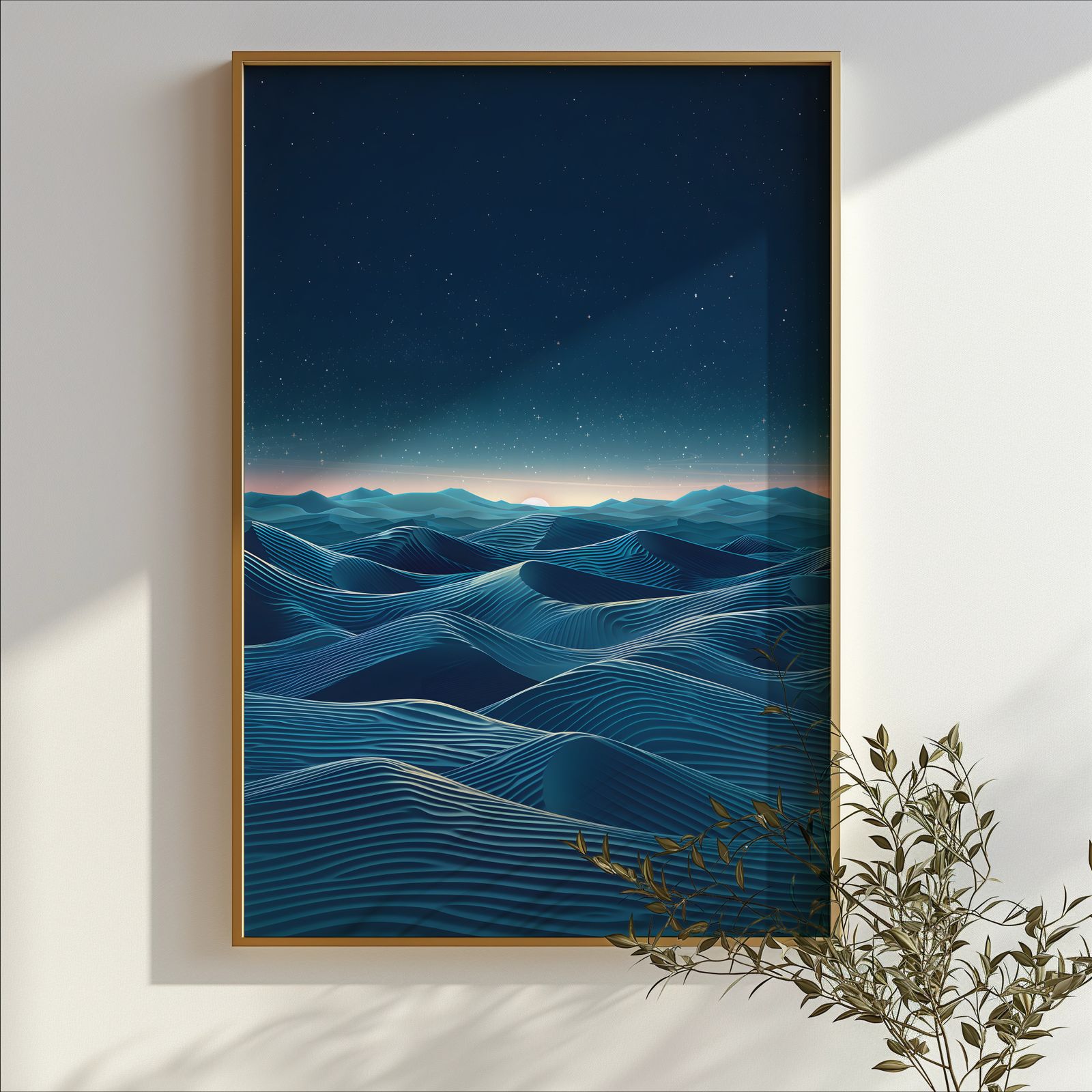 Starry Sand Dunes shown in a room — branch mockup
