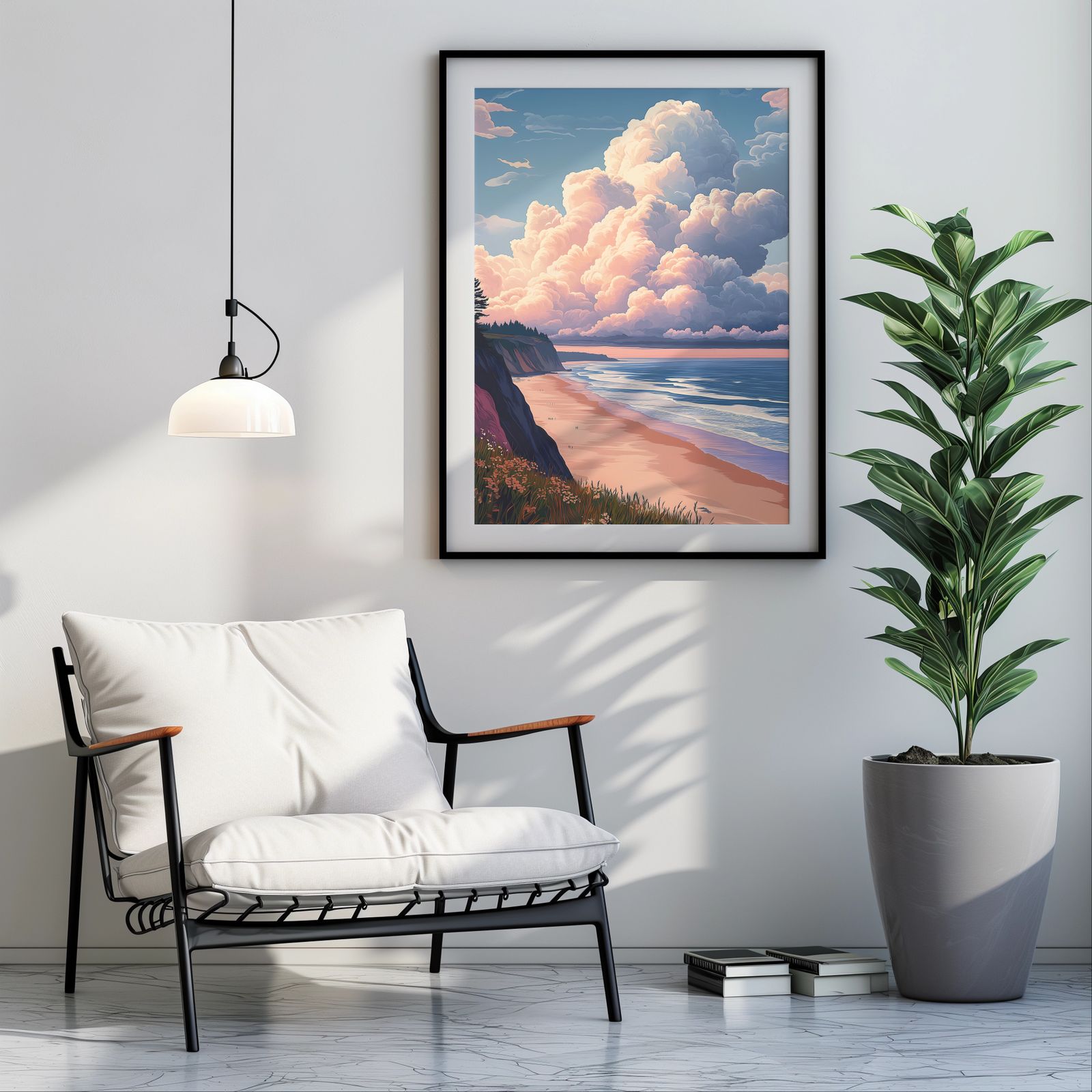 Summer Day shown in a room — room mockup