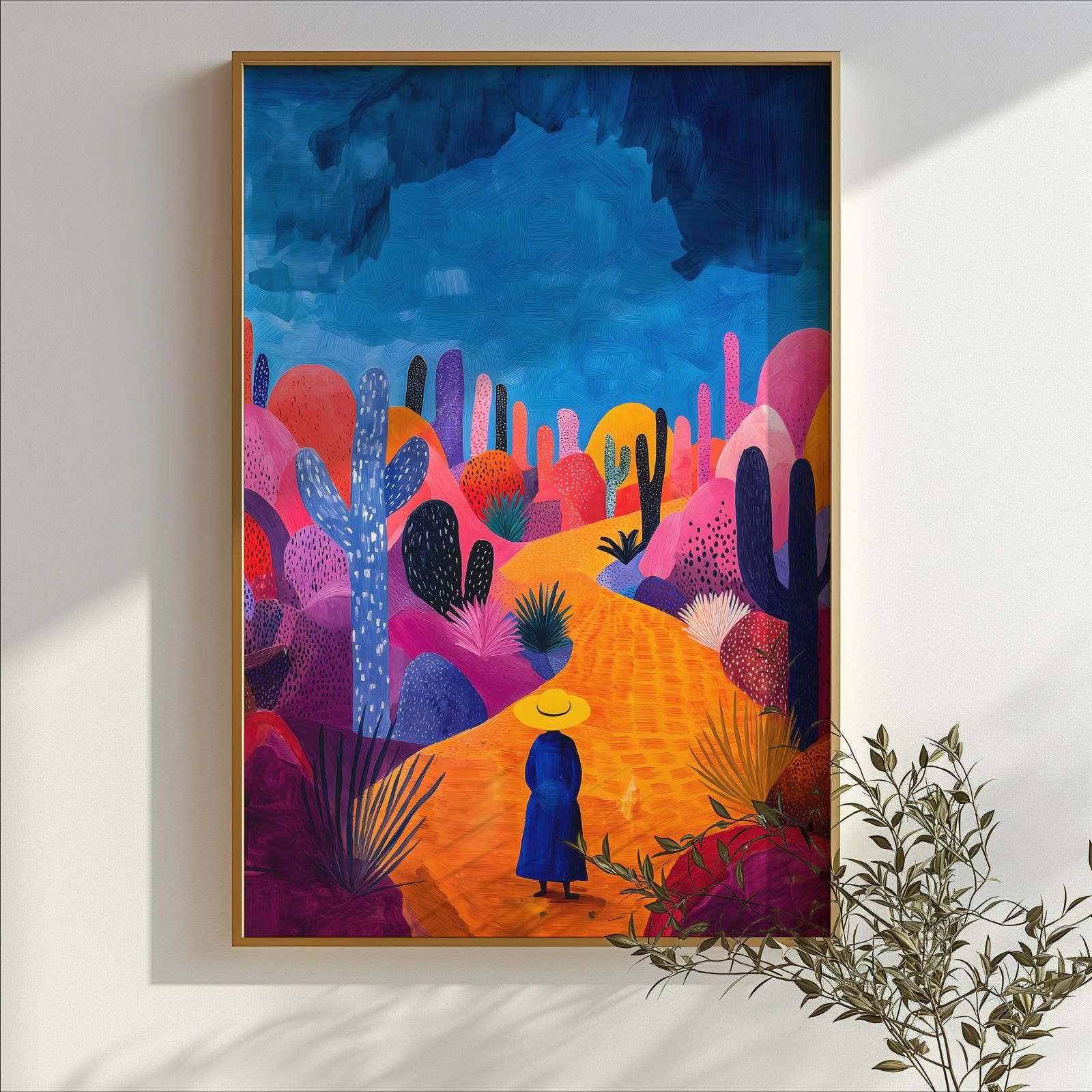 The Long Road Ahead shown in a room — branch mockup