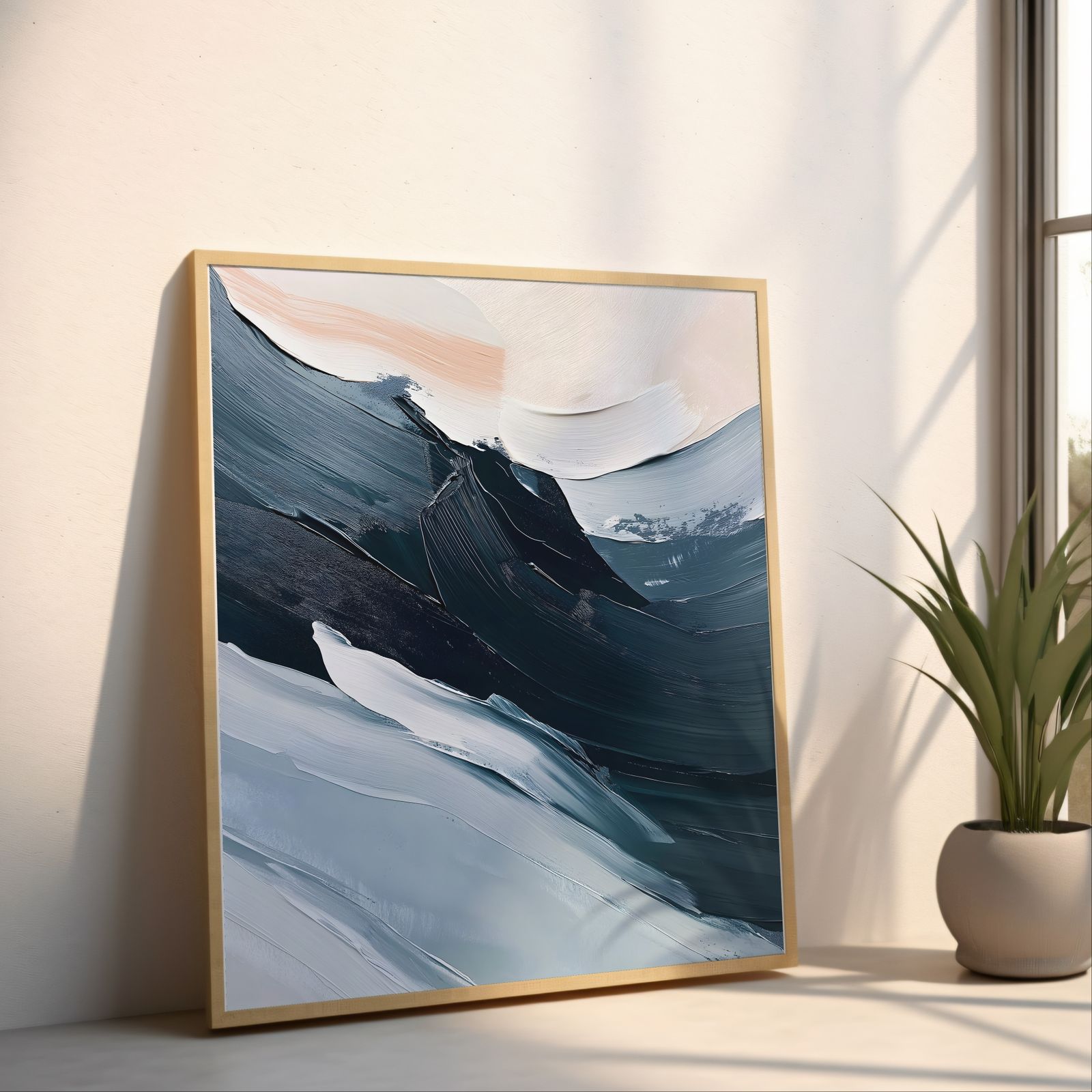 Tidal Elegance shown in a room — angled mockup