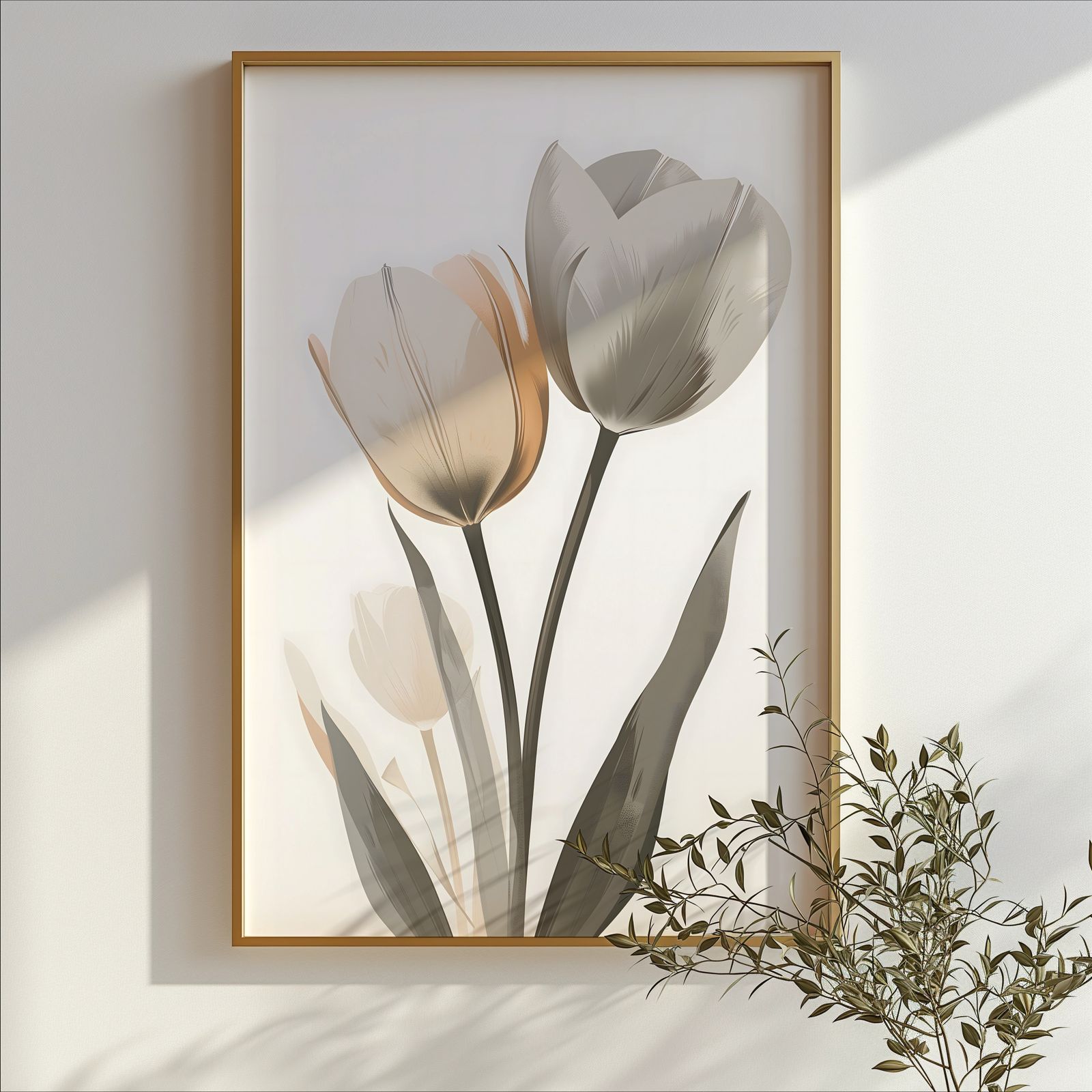 Tulip shown in a room — branch mockup