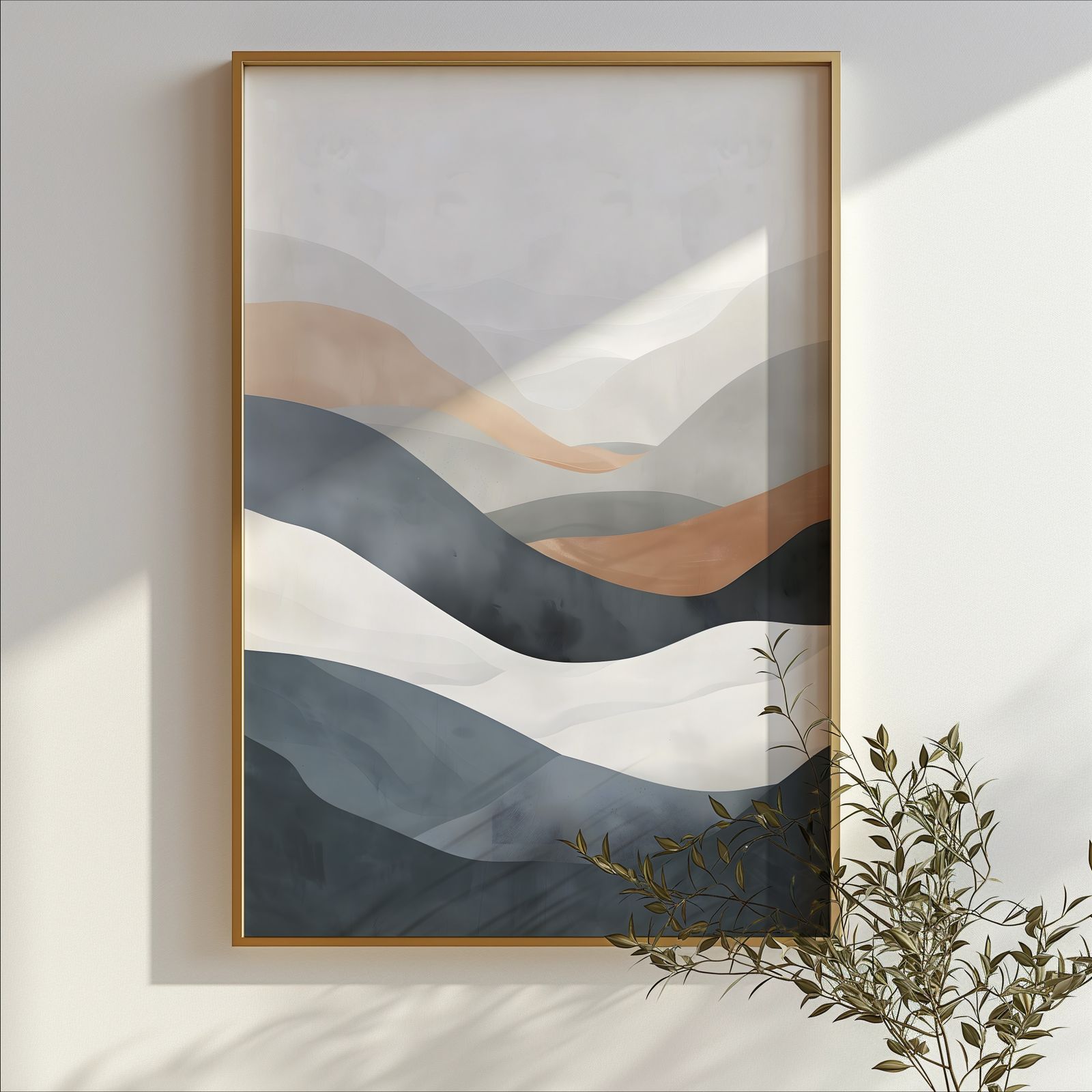 Turbulent Sea shown in a room — branch mockup