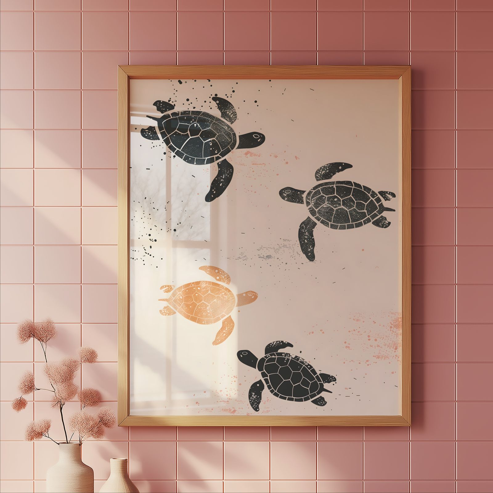Turtle Cave shown in a room — tile mockup