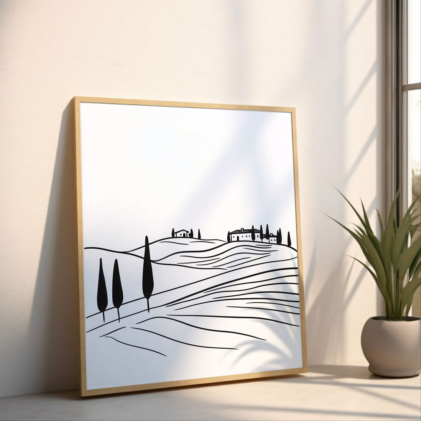 Tuscan Lines shown in a room — angled mockup