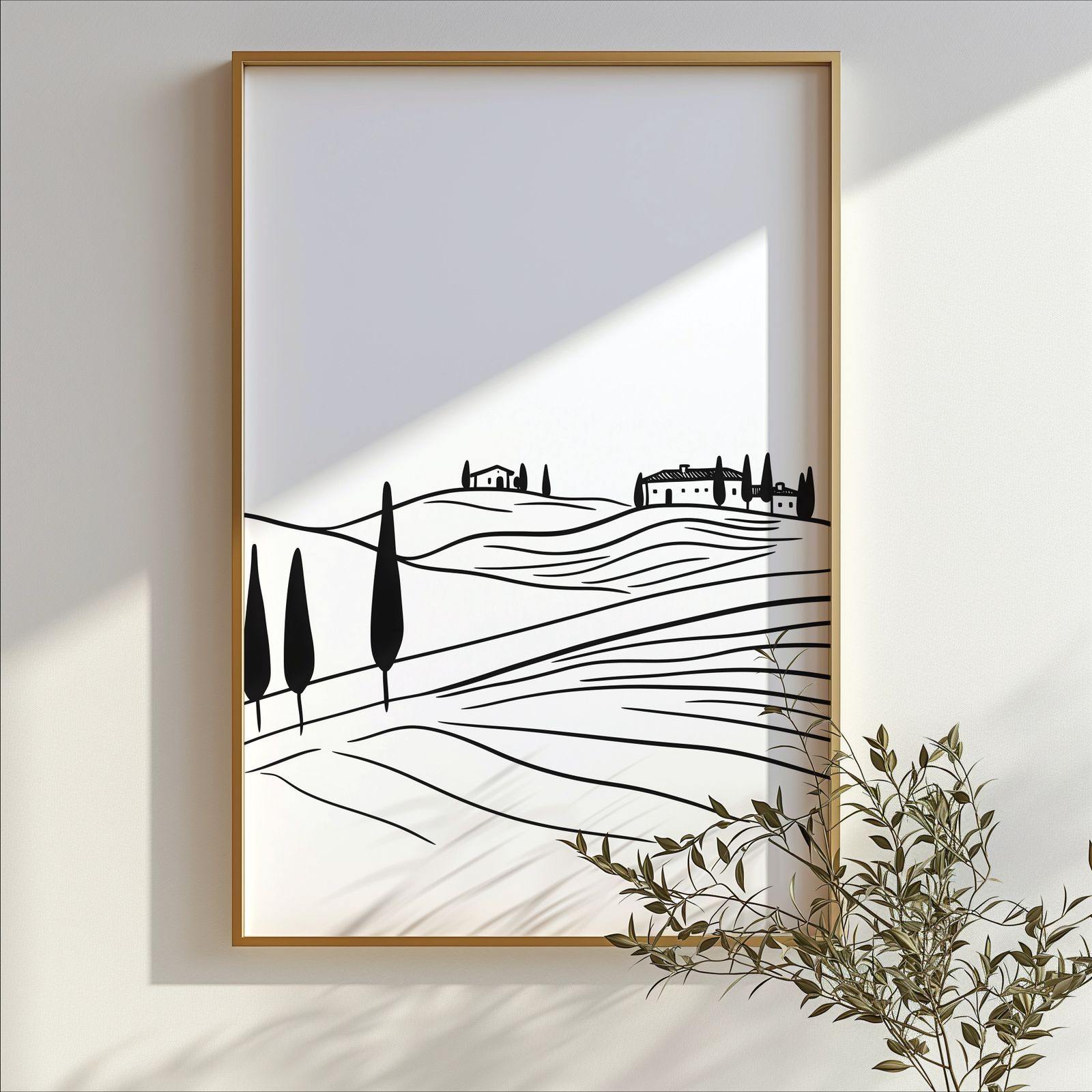 Tuscan Lines shown in a room — branch mockup