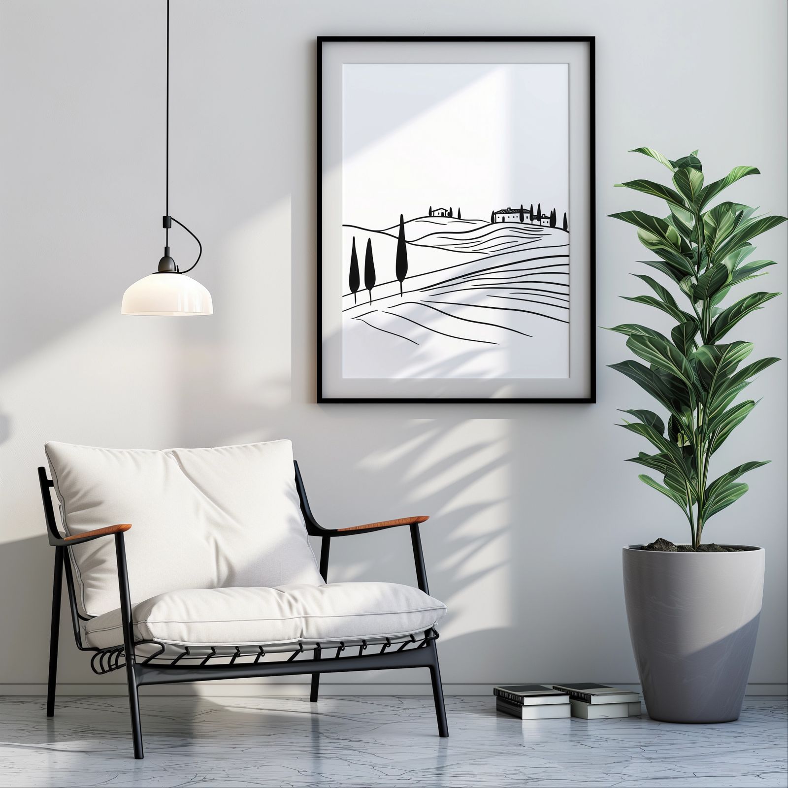 Tuscan Lines shown in a room — room mockup