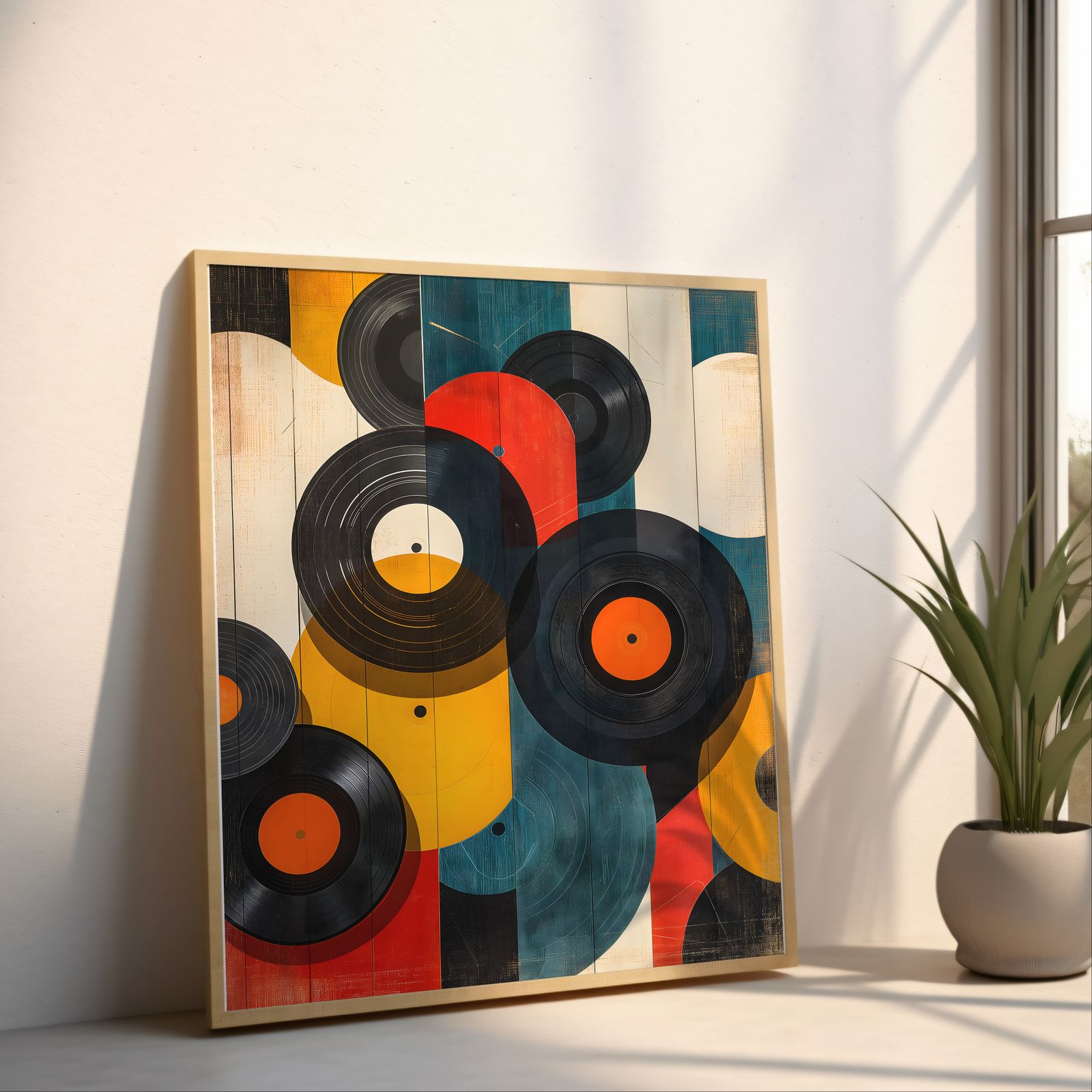 Long Play shown in a room — angled mockup