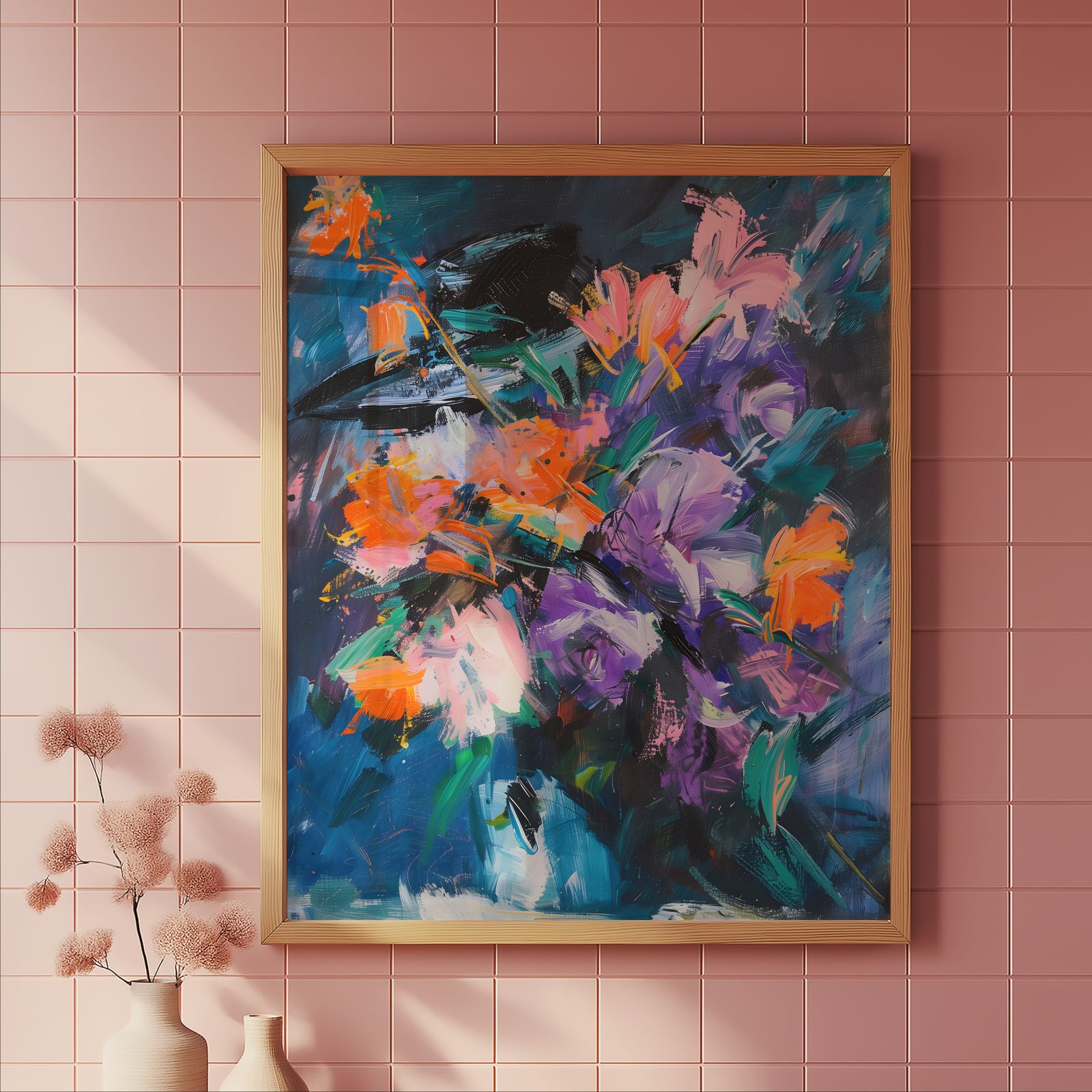 Wildflowers Expressed shown in a room — tile mockup
