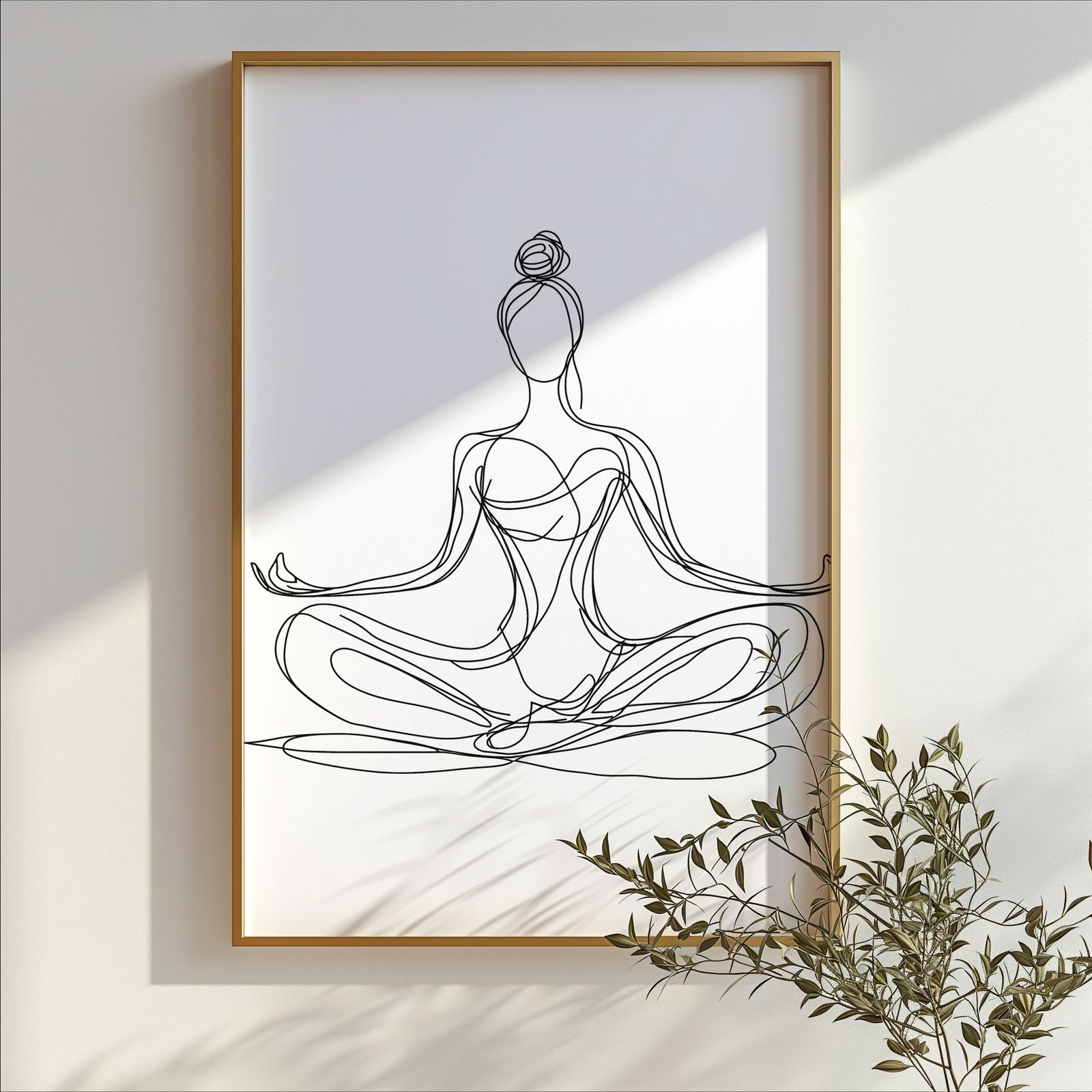 Easy Pose shown in a room — branch mockup