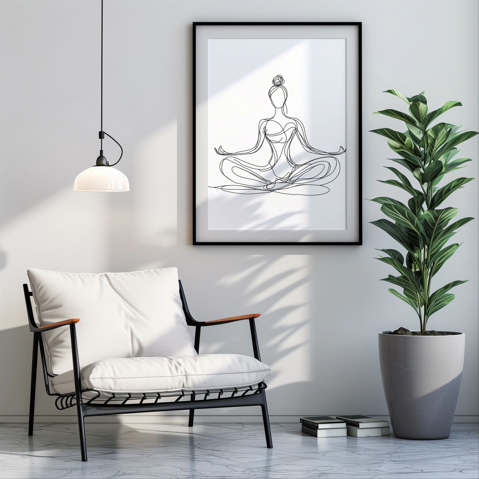 Easy Pose shown in a room — room mockup