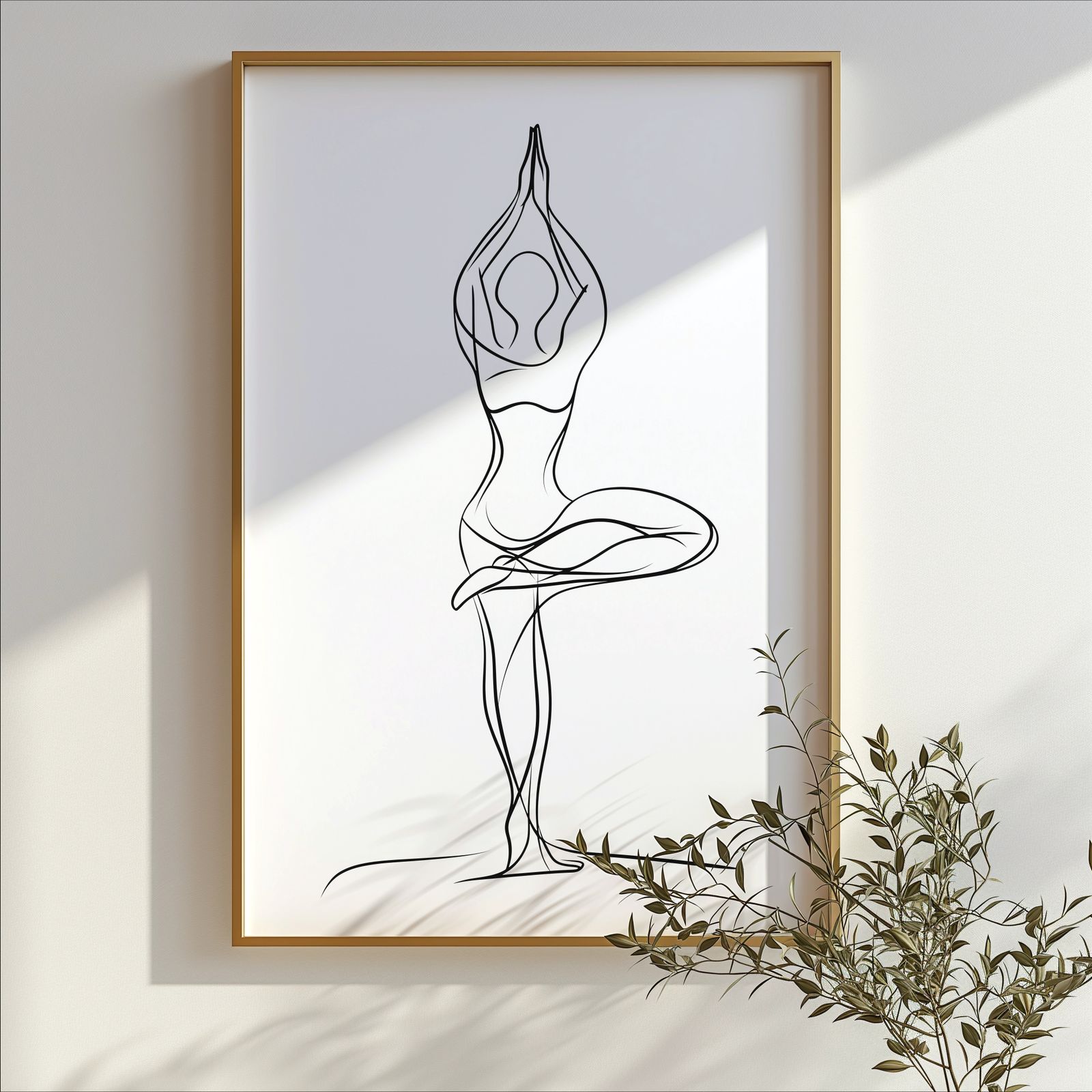 Tree Pose shown in a room — branch mockup