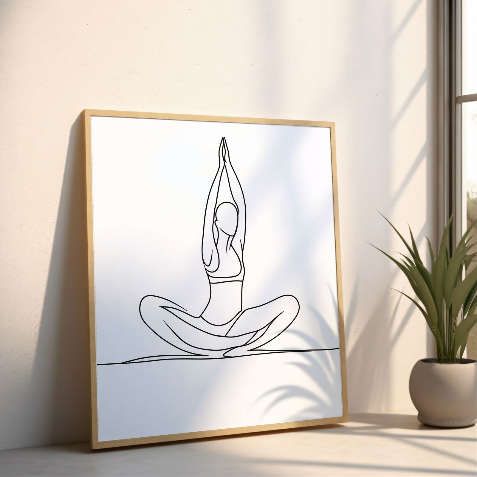 Seated Mountain shown in a room — angled mockup