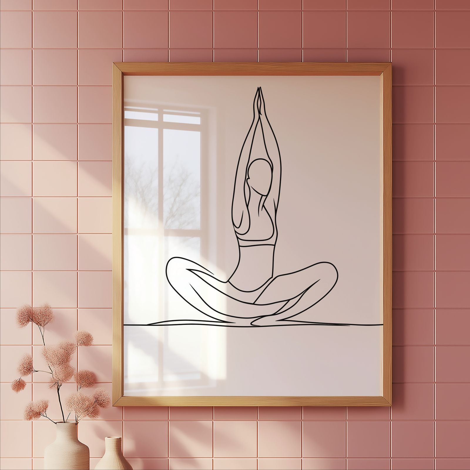 Seated Mountain shown in a room — tile mockup