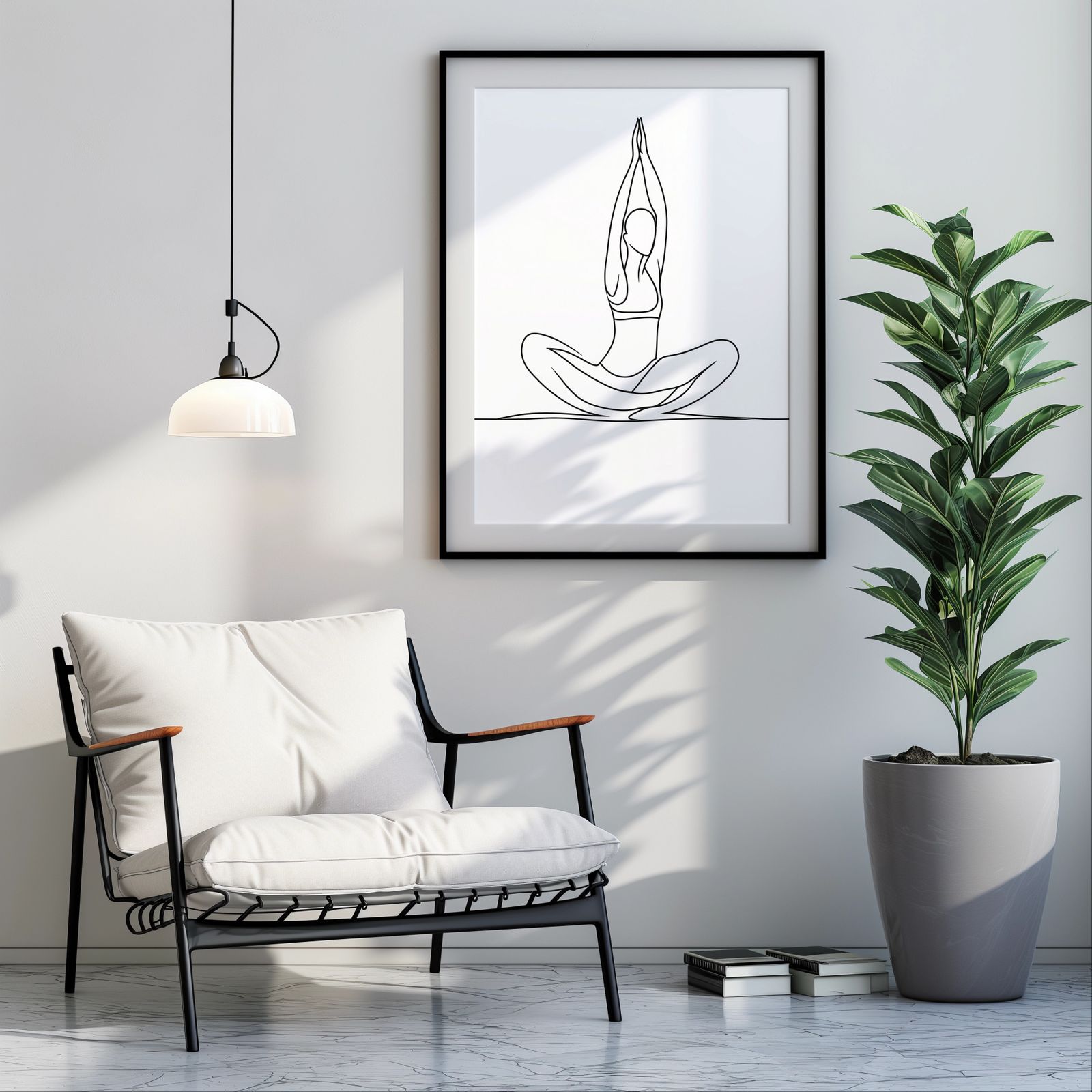 Seated Mountain shown in a room — room mockup