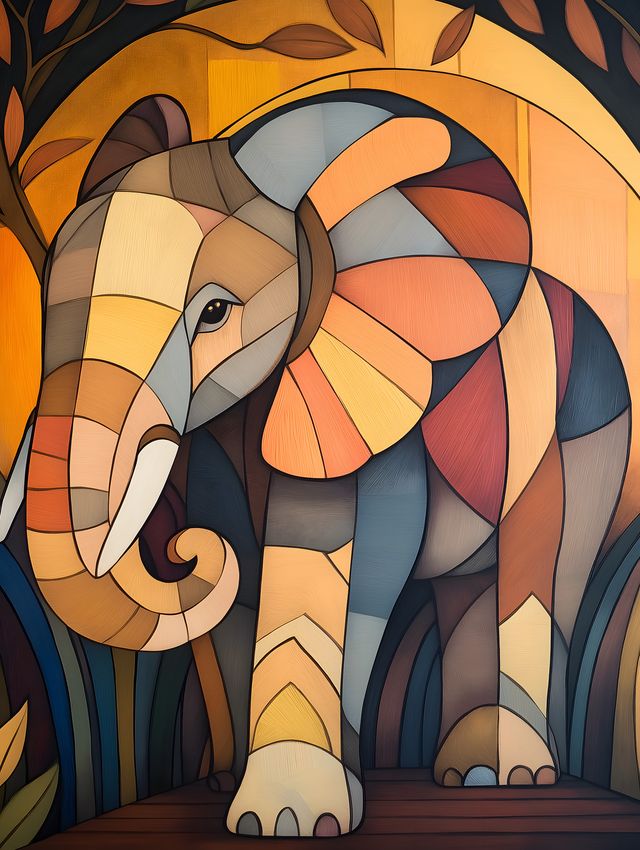 Art Deco Elephant