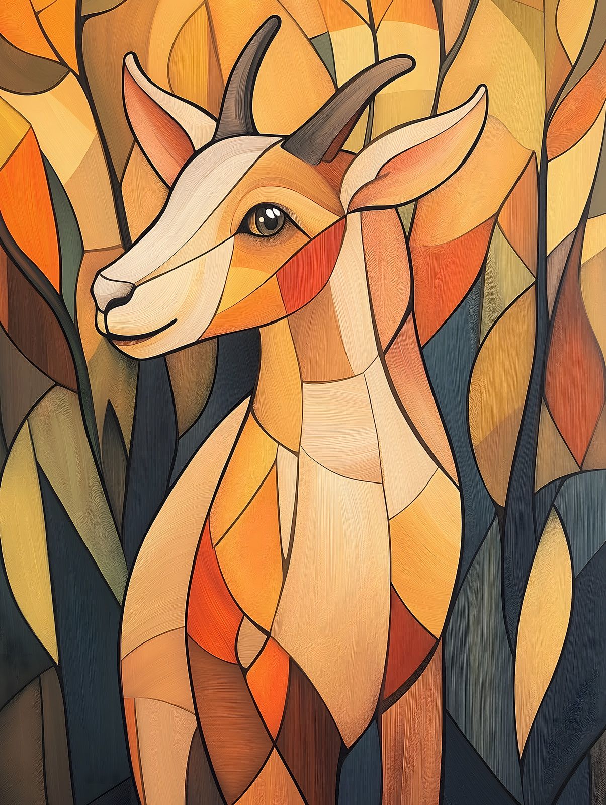 Art Deco Goat — print view