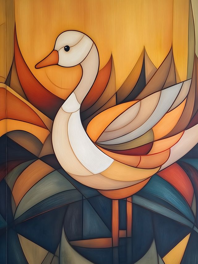 Art Deco Goose