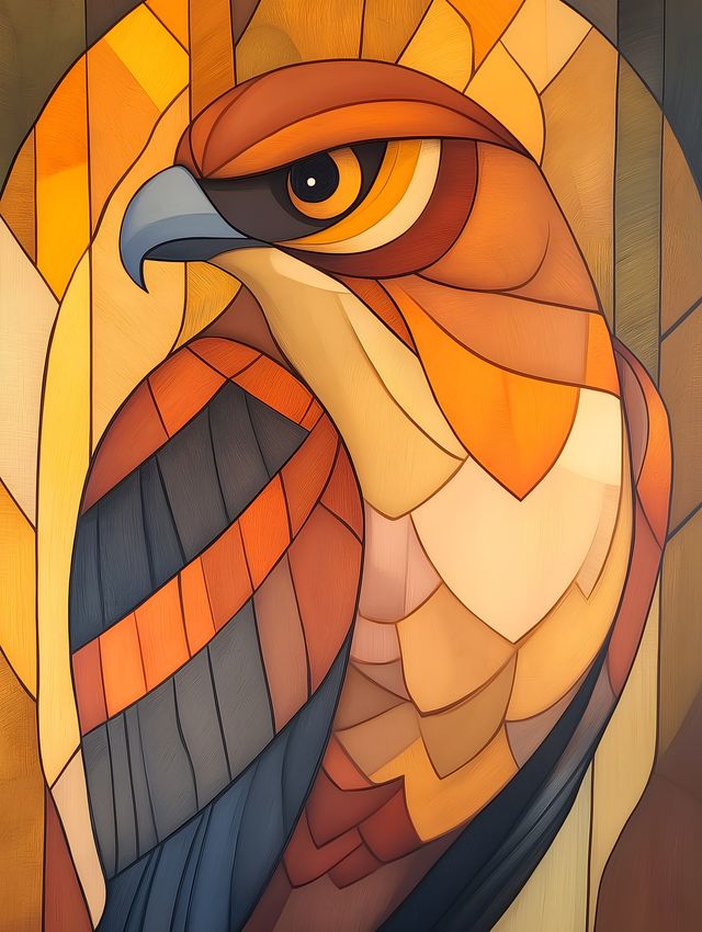 Art Deco Hawk