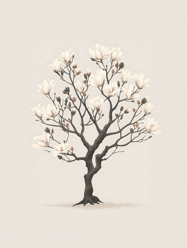 Charming Magnolia Tree