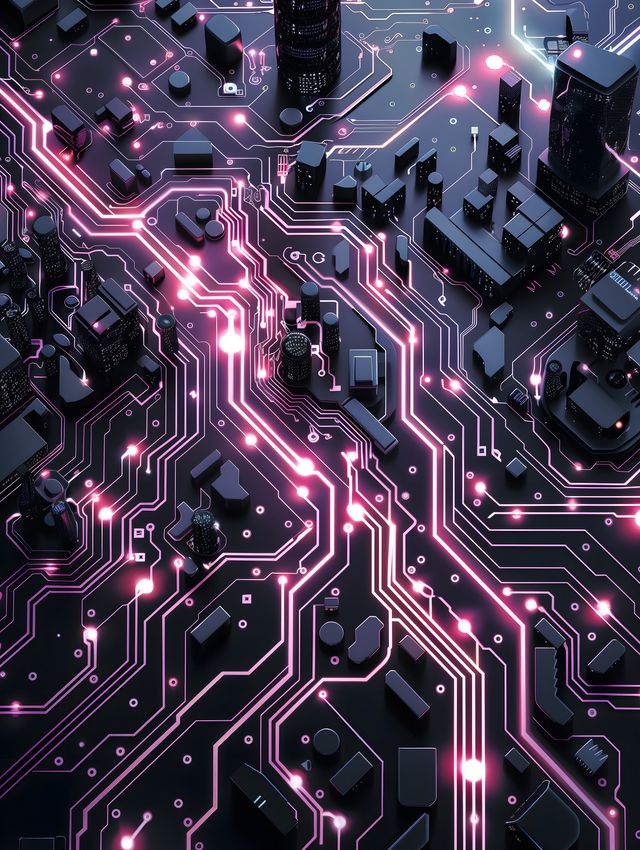 Circuits in Black and Pink