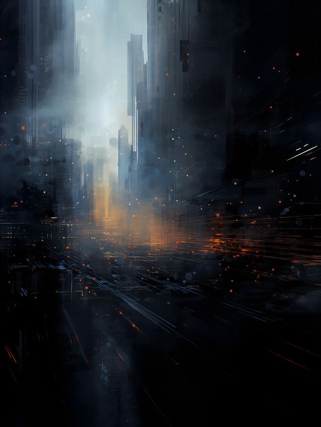 Cityscape at Dawn