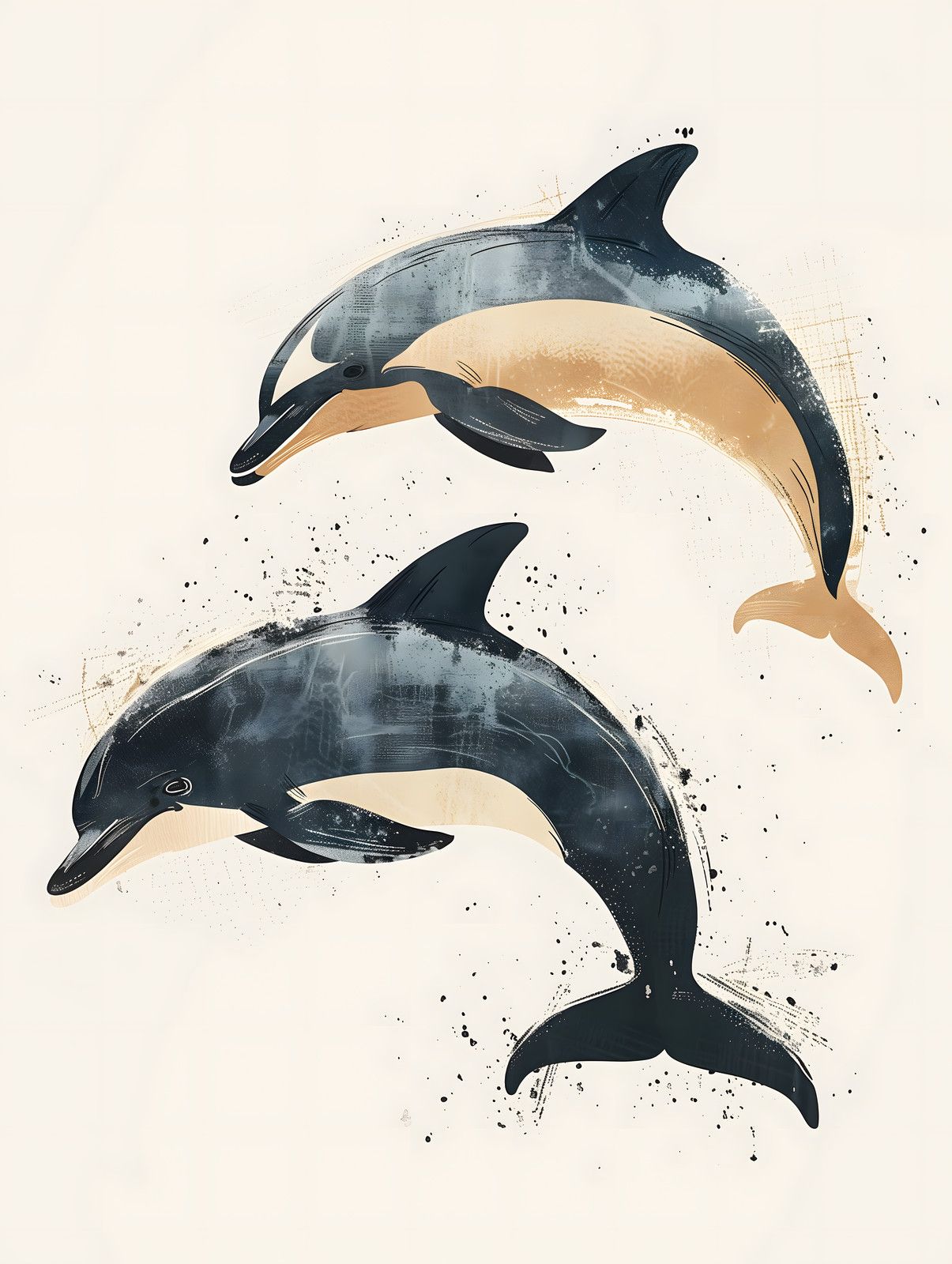 Leaping Dolphins — print view