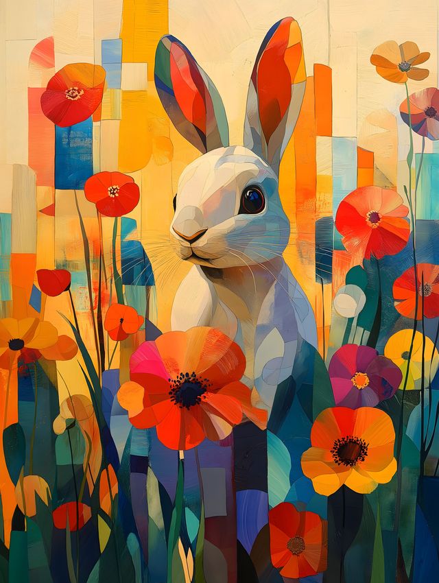 Floral Bunny