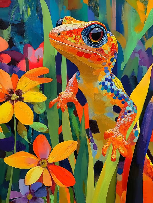 Floral Gecko