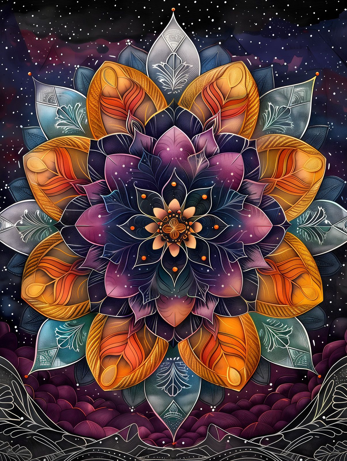 Starry Mandala — print view