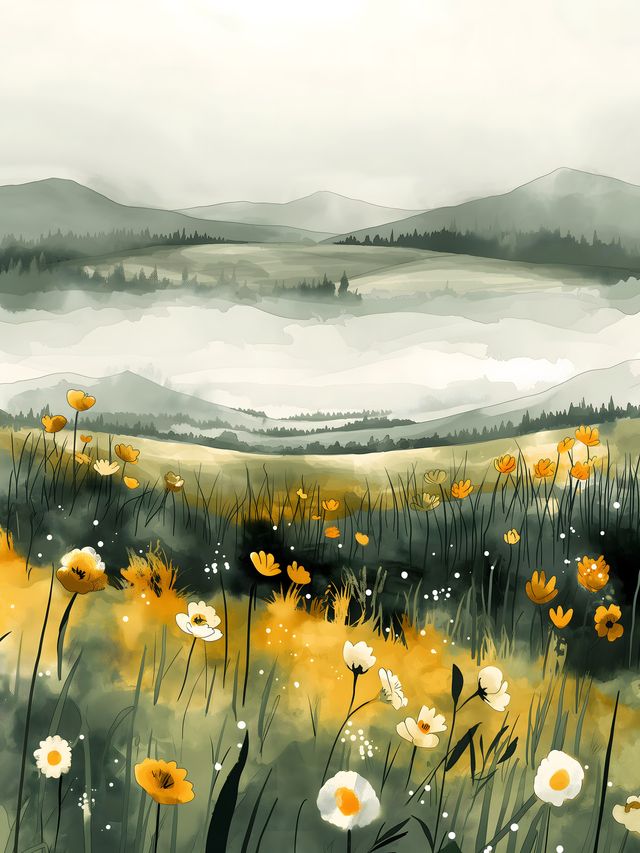 Foggy Meadow