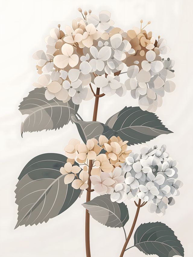 Hydrangea Brown