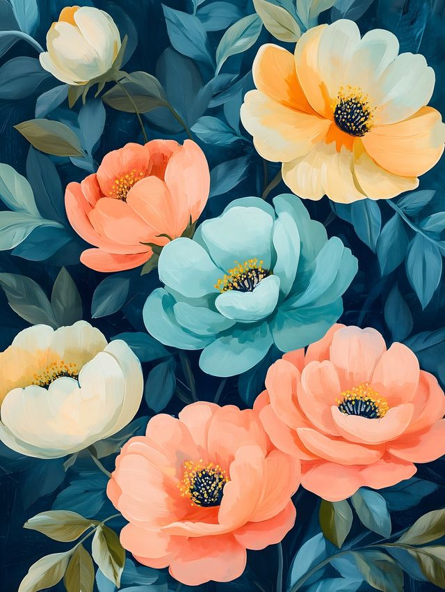 Lush Floral Serenity