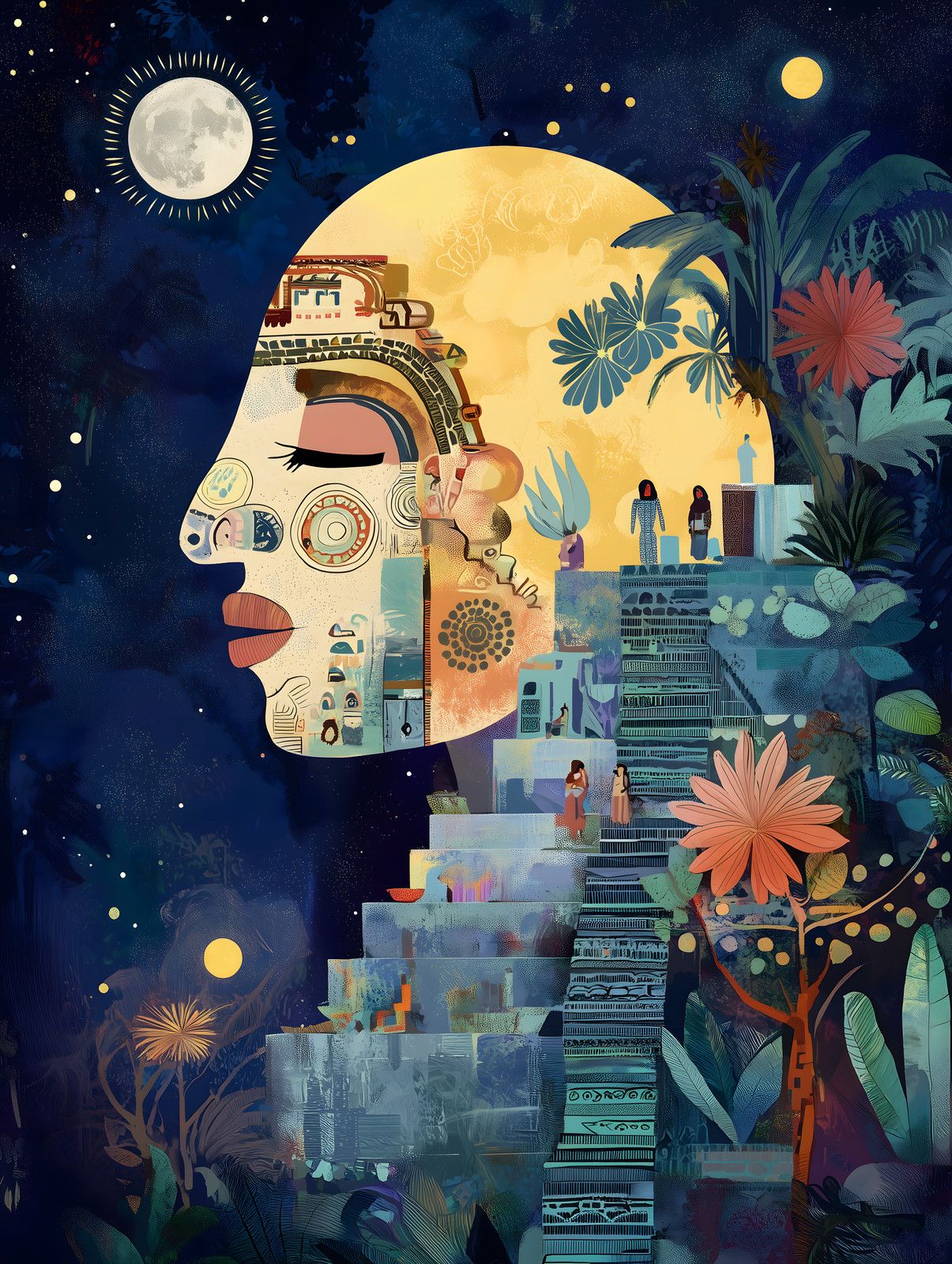 Moon Spirit at the Solstice — print view