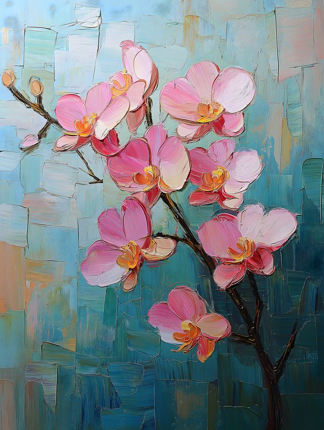 Palette Knife Orchids