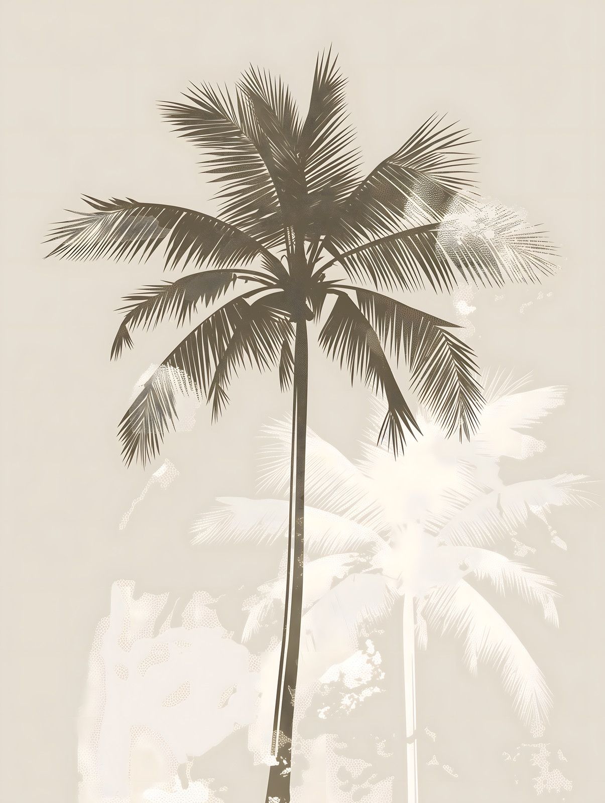 Palm Trees, Single — print view