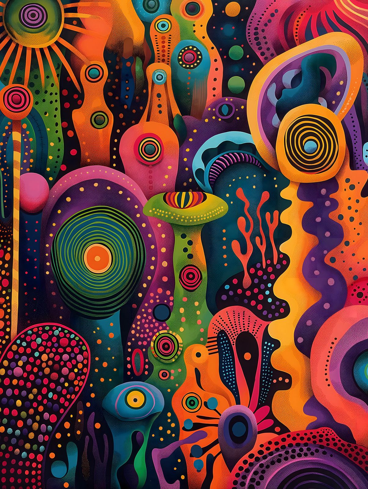 Psychedelic Garden — print view
