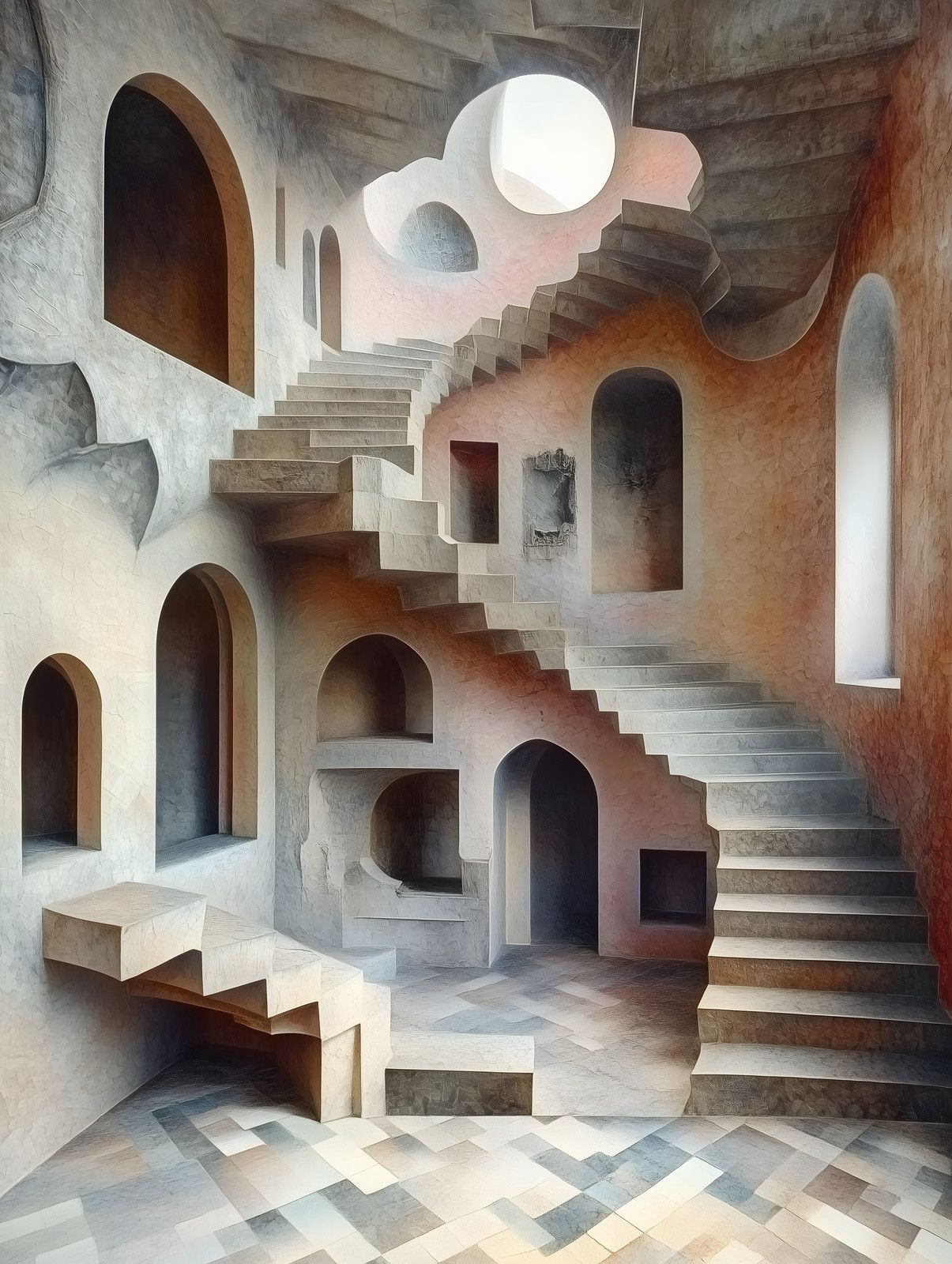 Cloister Stairs — print view