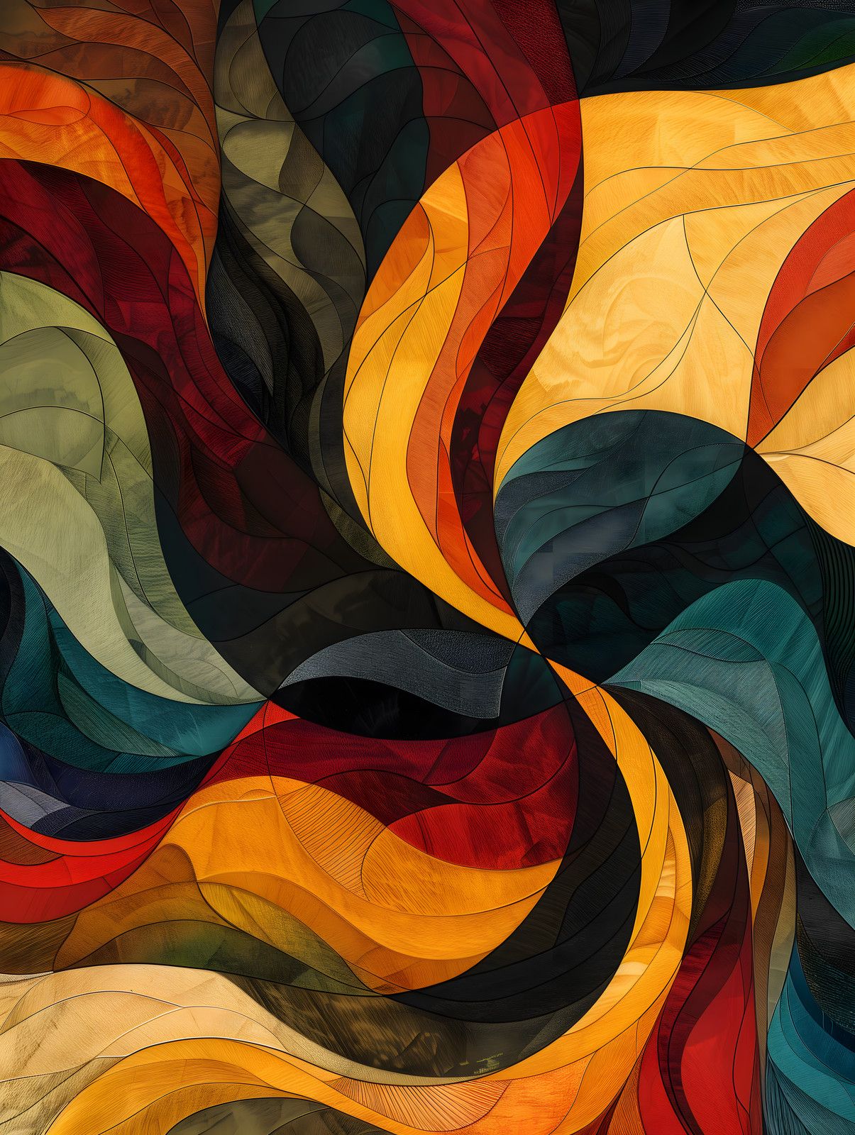 Stained Glass Curves — print view