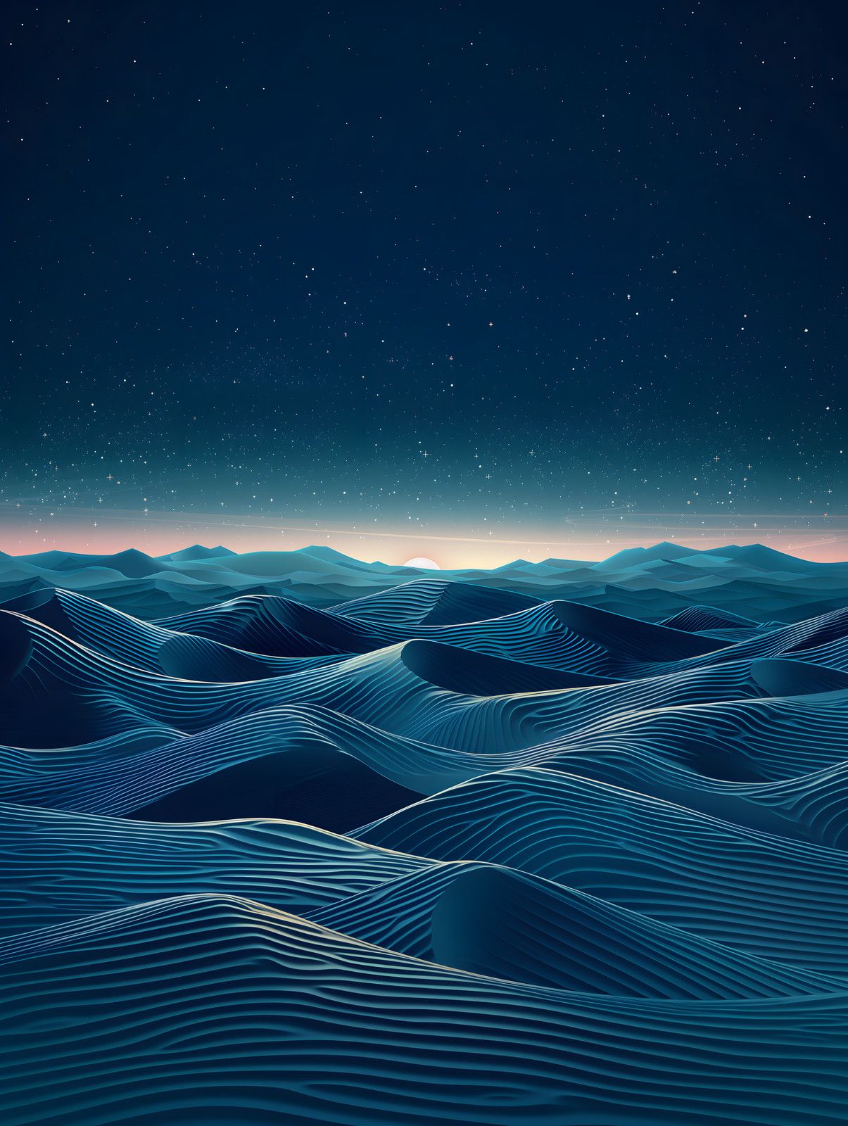 Starry Sand Dunes — print view